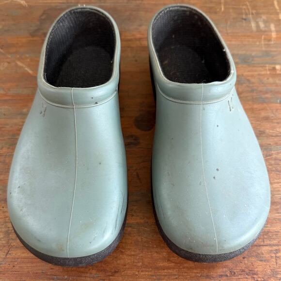 Sloggers Premium Garden Shoes/Clogs SZ 8 Green Made in USA - Picture 2 of 7